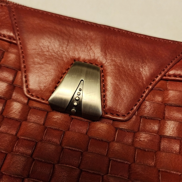 So Rachel by Longaberger Dark Dusty Rose Leather Purse - Picture 11 of 14